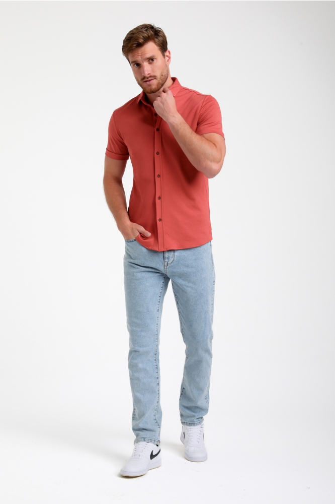 OVERHEMD 335535 4000 deep coral